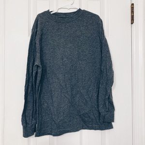 Faded Glory • Basic Crewneck Tee Gray Boys Size Large L 10-12